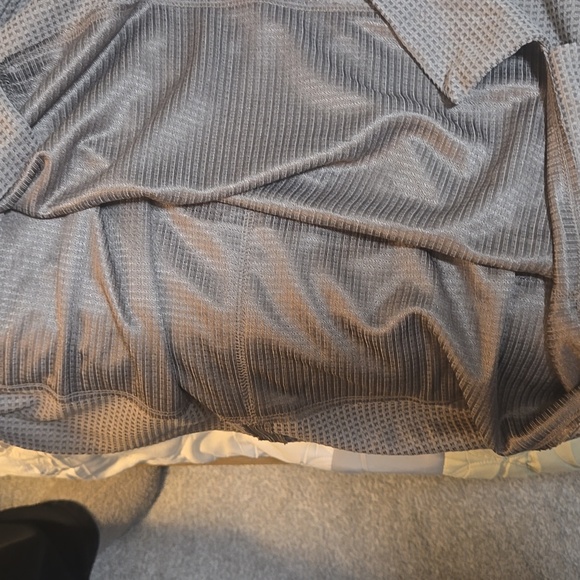 ANDREE BY UNIT Taupe Textured Blouse - Picture 6 of 6